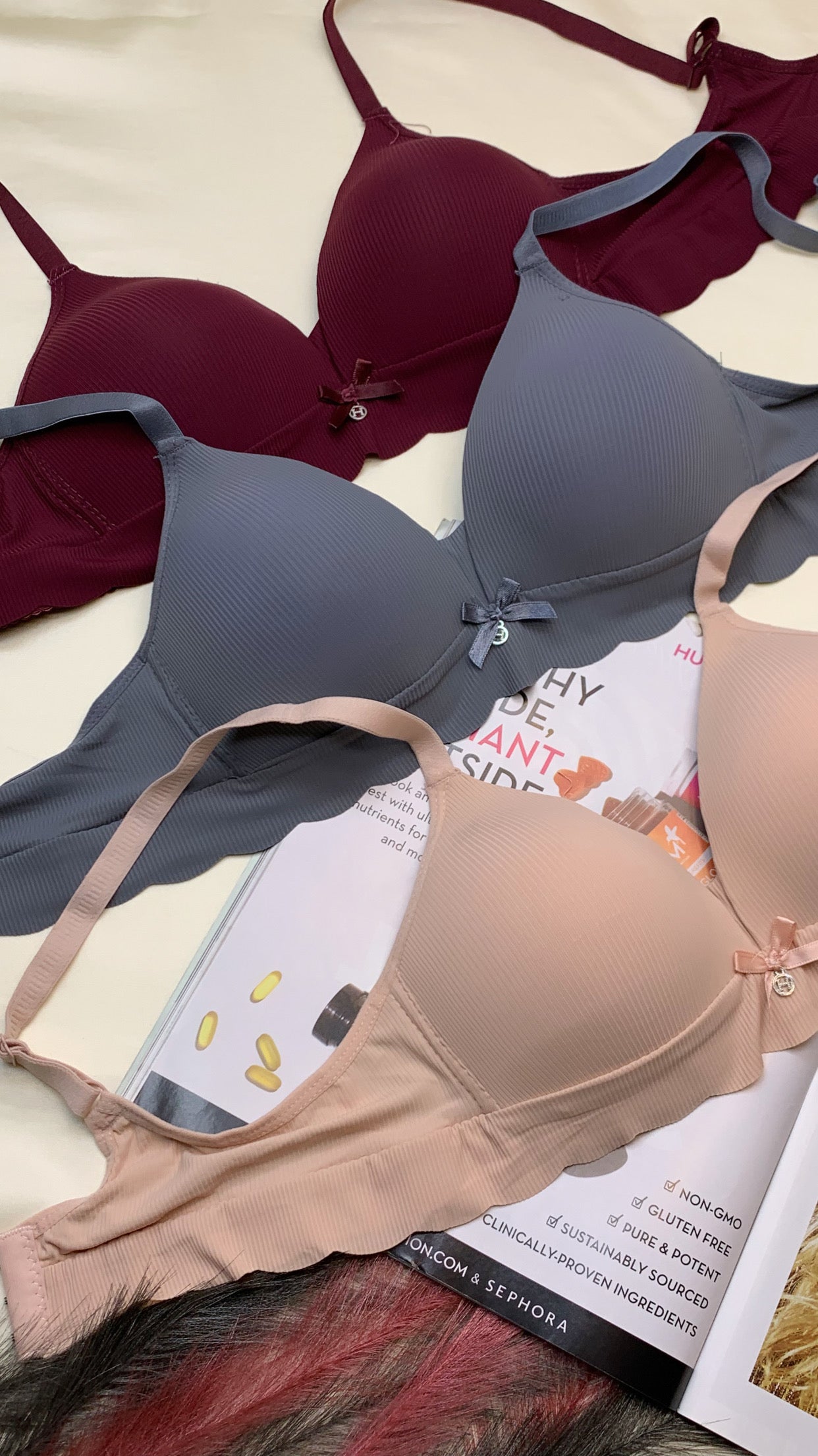 Daily wear Thin-Pad Non-Wired Seamless Bra
