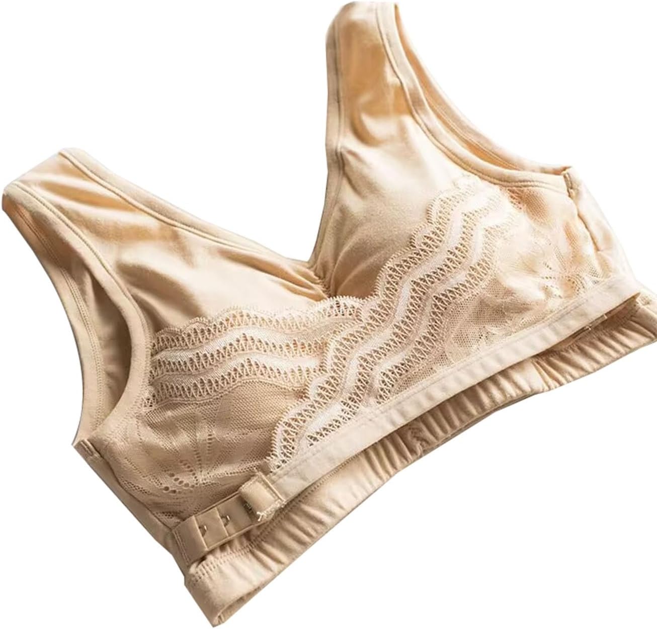 Breathable Cotton Cross Posture Anti Sagging Bra (046)