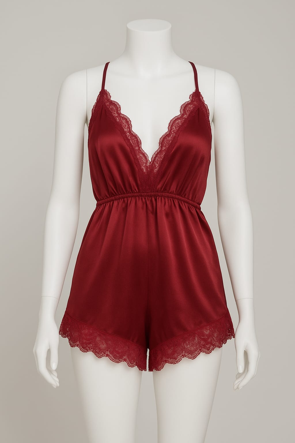 Bow Style Net Embriodid Bodysuit Set #7107