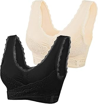 Breathable Cotton Cross Posture Anti Sagging Bra (046)