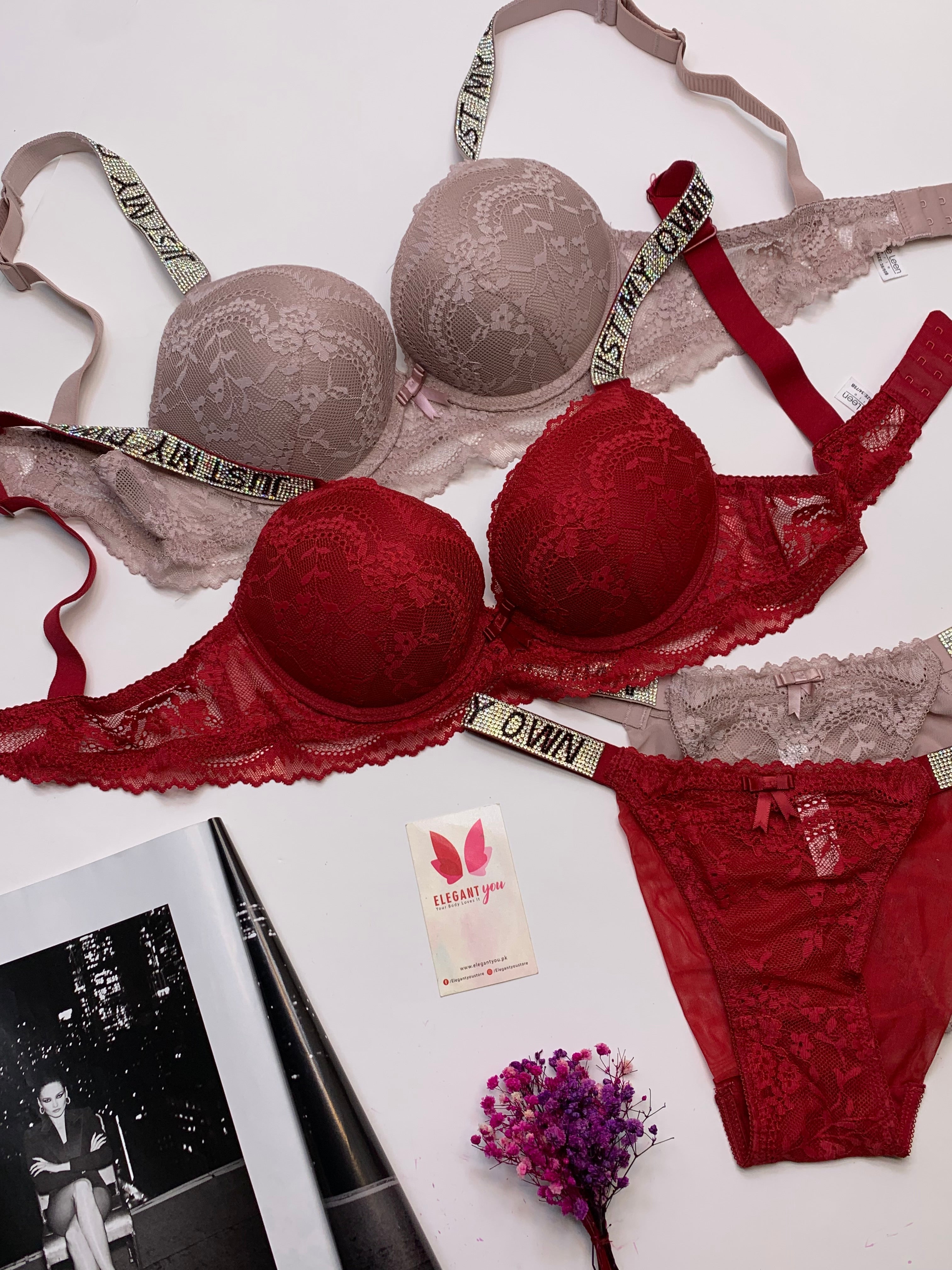 Bridal Padded Pushup Wired Bra set (157)