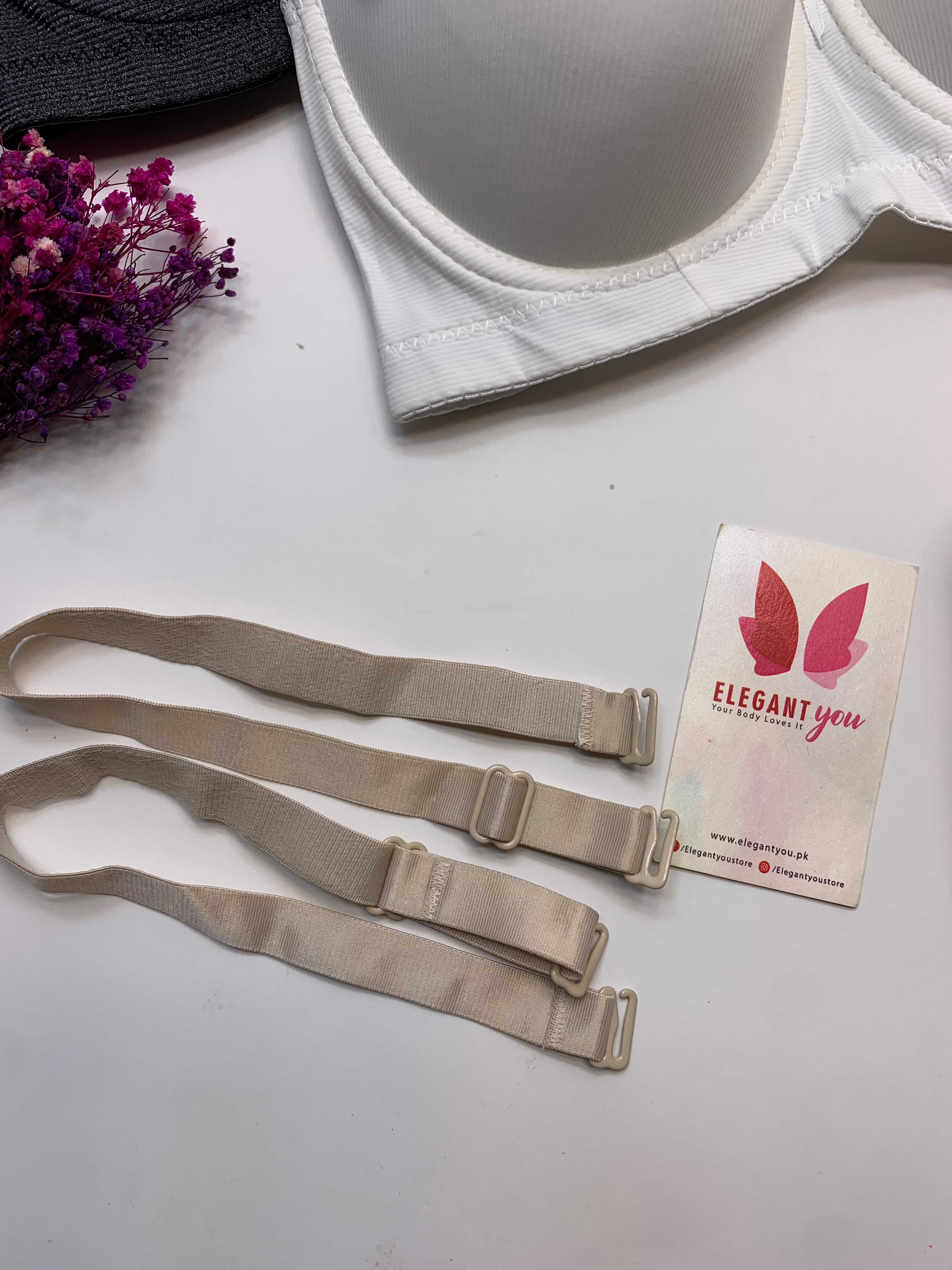 C Cup Size Half Cup Shape Padded Push up Wired Plain Bra (169)