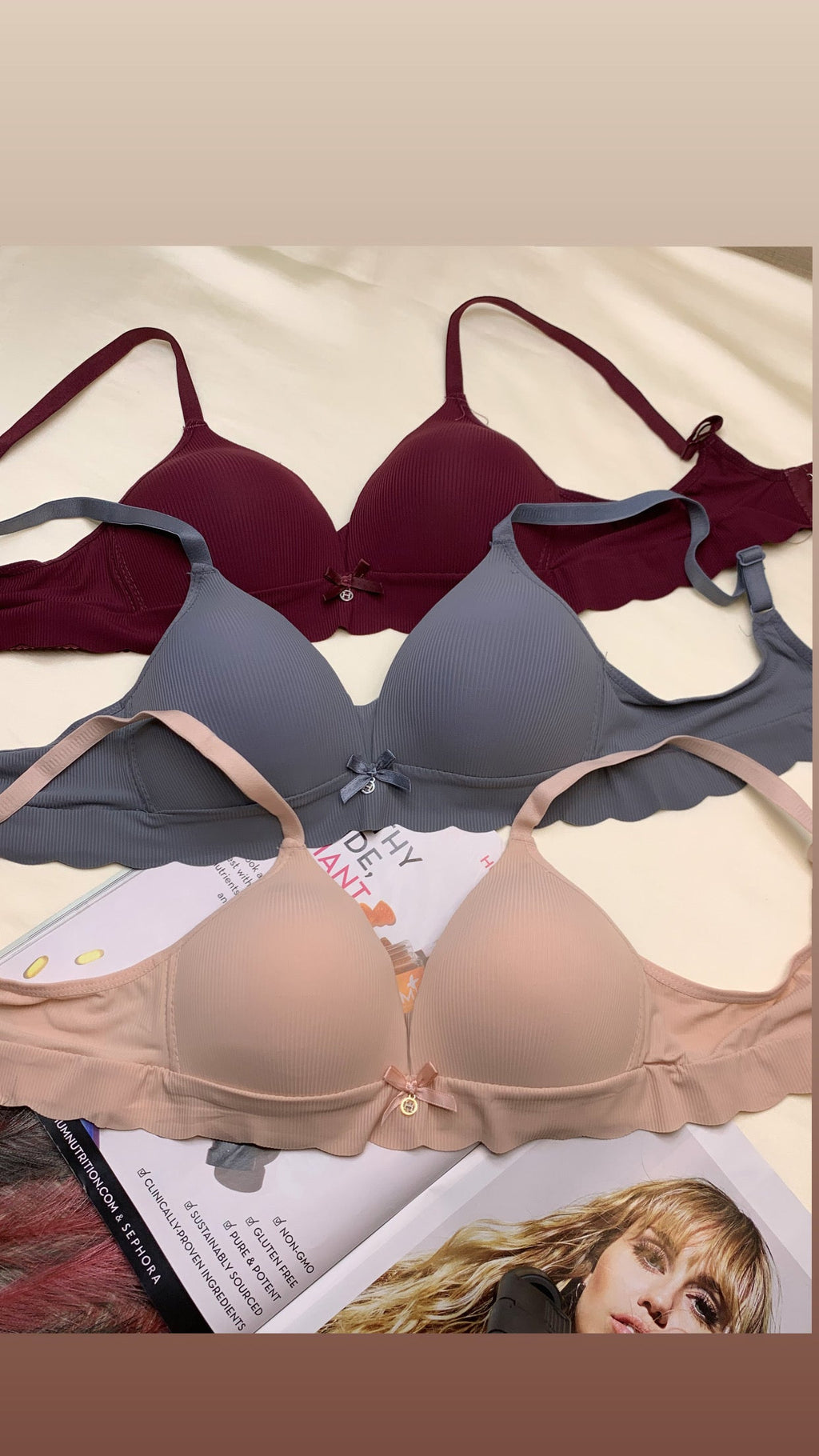 Daily wear Thin-Pad Non-Wired Seamless Bra