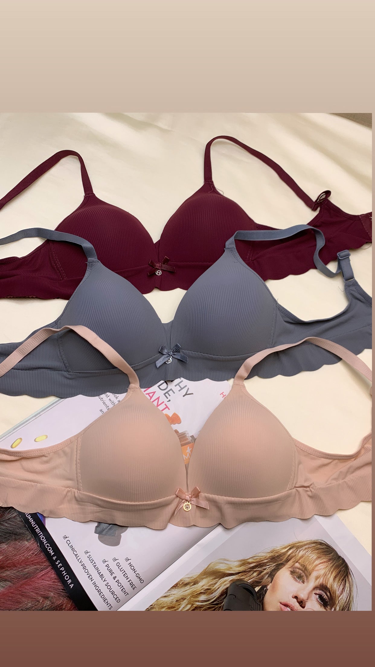 Daily wear Thin-Pad Non-Wired Seamless Bra