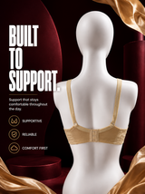Comfort Cotton Embroidered Bra — Skin | Non-Padded Wireless