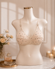Cotton Dot Print Bra — Skin | Non-Padded Wireless