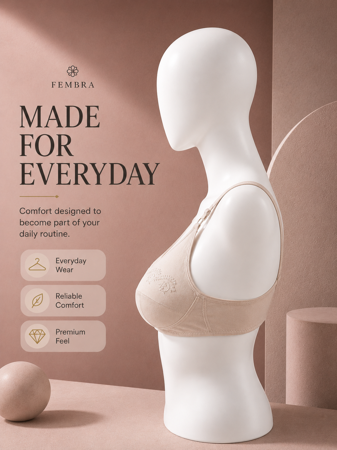 Summer Hosiery Bra — Skin | Non-Padded Wireless