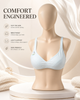 Malai Jersey Ice Silk Bra — Blue | Non-Padded Wireless
