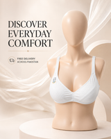 Malai Jersey Ice Silk Bra — Blue | Non-Padded Wireless