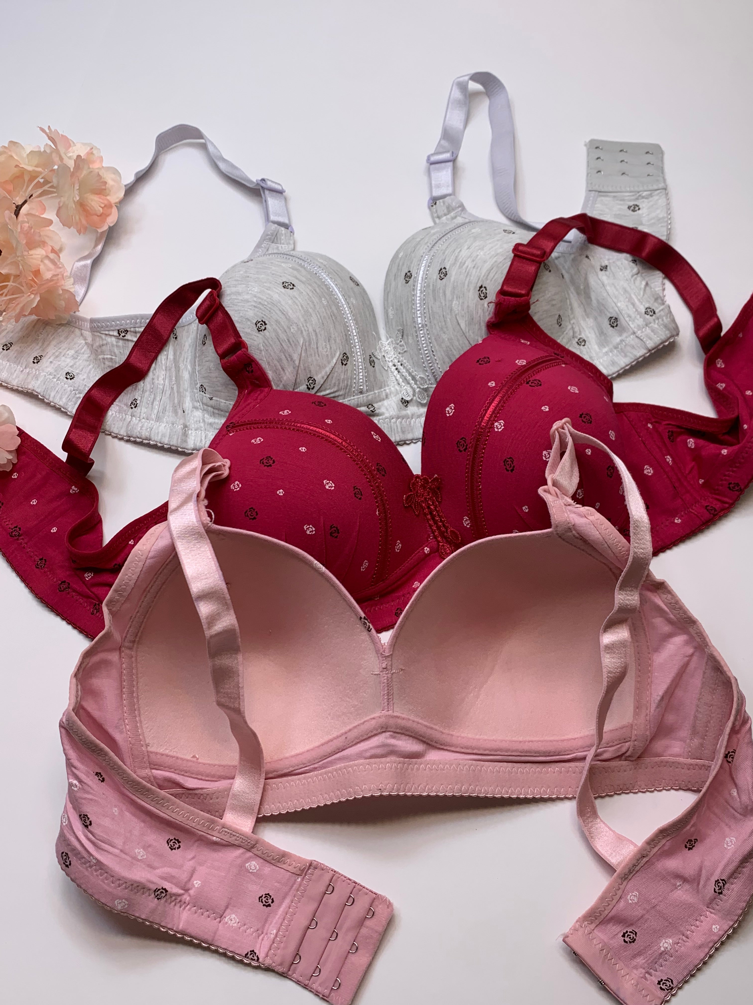 All Day Comfort Thin Padded Non Wired T Shirt Bra (145)