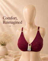 Cotton Floral Print Bra — Skin | Non-Padded Wireless