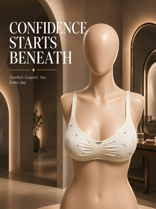 Malai Jersey Ice Silk Bra — Yellow | Non-Padded Wireless