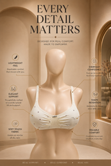 Malai Jersey Ice Silk Bra — Yellow | Non-Padded Wireless