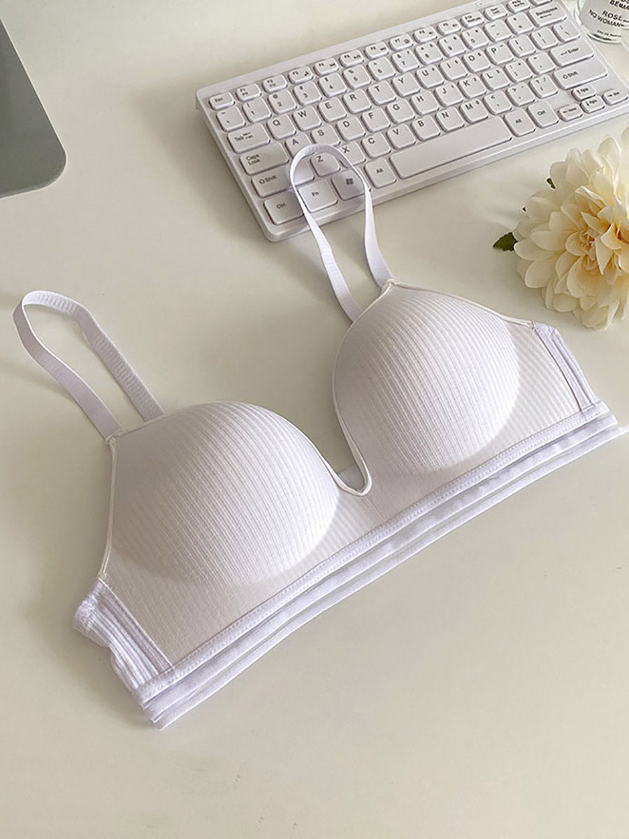 Daily wear Thin-Pad Non-Wired Seamless Bra
