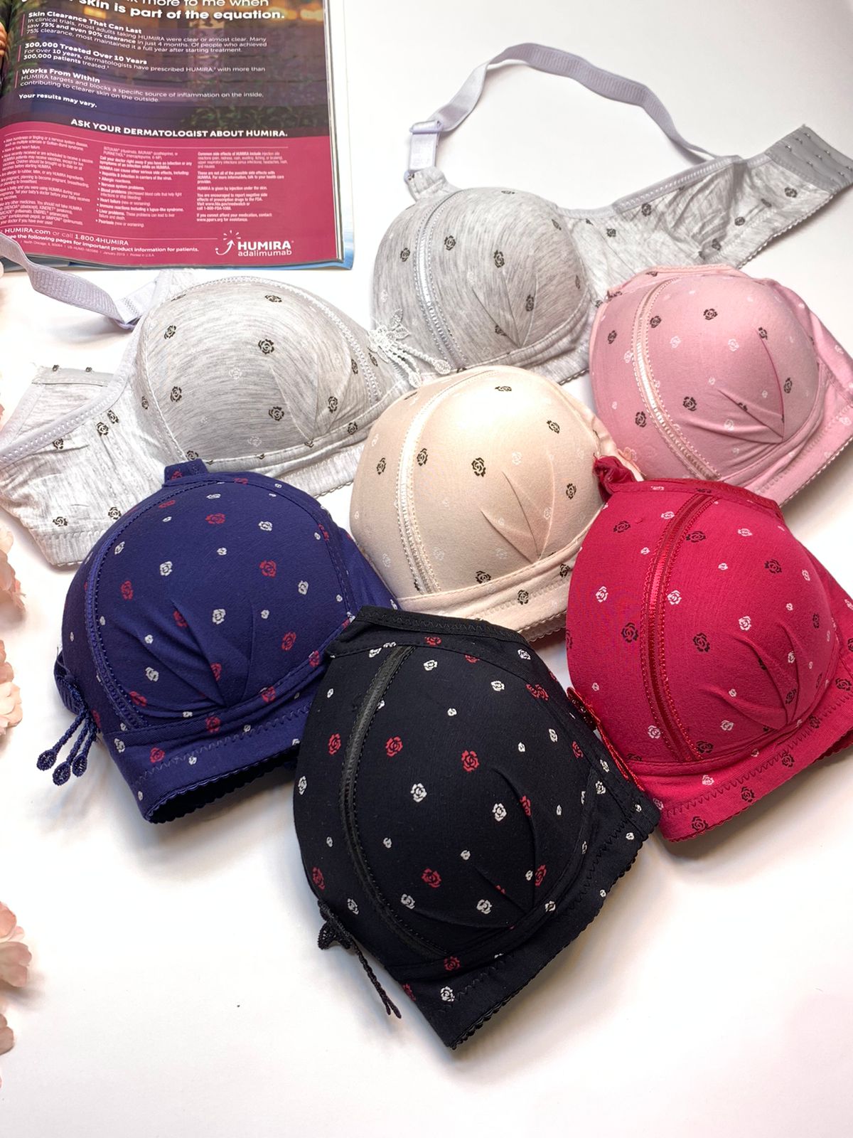 All Day Comfort Thin Padded Non Wired T Shirt Bra (145)