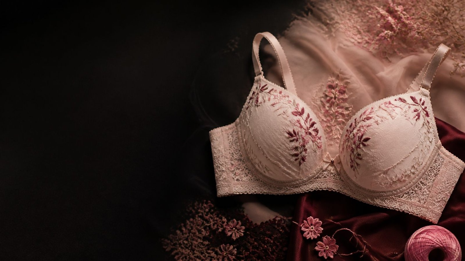 Cotton Embroidered Bras — FEMBRA