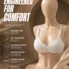 Ice Silk Bra Pakistan — White | Non-Padded Wireless | FEMBRA Ice Silk Bra Pakistan — White | Non-Padded Wireless | FEMBRA