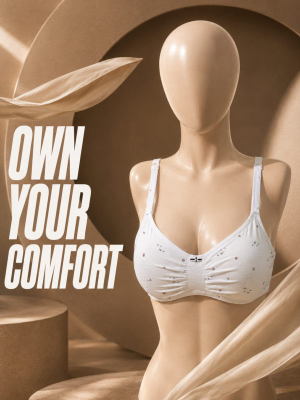 Ice Silk Bra Pakistan — White | Non-Padded Wireless | FEMBRA Ice Silk Bra Pakistan — White | Non-Padded Wireless | FEMBRA