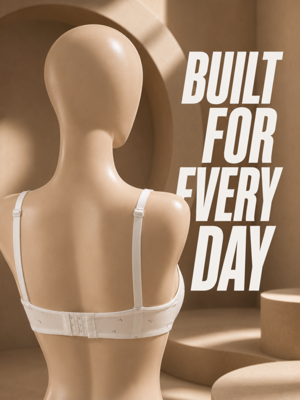 Ice Silk Bra Pakistan — White | Non-Padded Wireless | FEMBRA Ice Silk Bra Pakistan — White | Non-Padded Wireless | FEMBRA